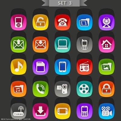 電子產(chǎn)品圖標 科技與美學(xué)的視覺橋梁